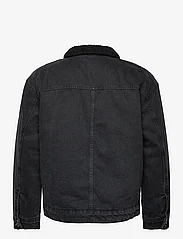 ONLY & SONS - ONSRICK OVZ BLACK 6942 TEDDY DNM JACKET - spring jackets - black denim - 1