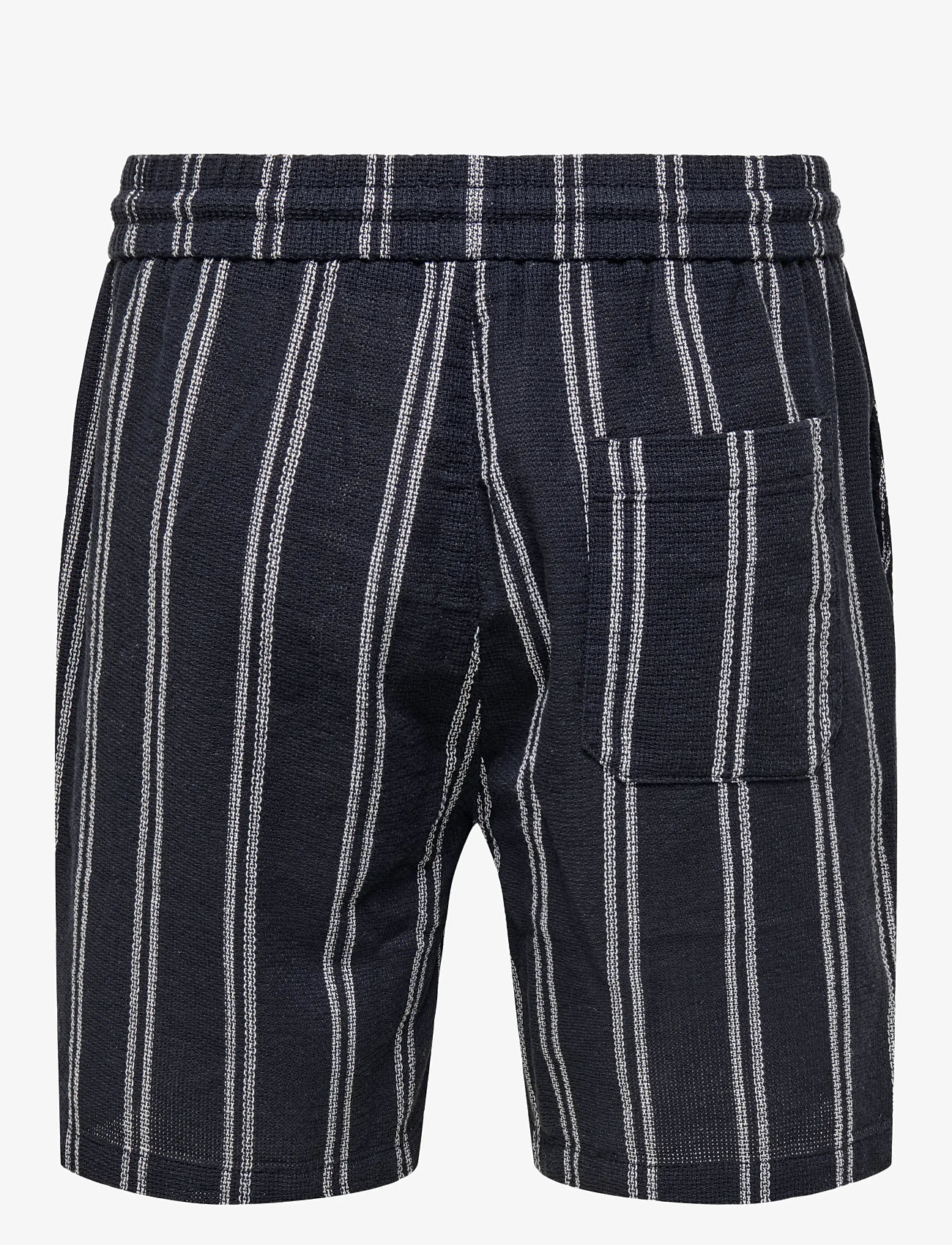 ONLY & SONS - ONSTREV LIFE REG STRUC STRIPE SHORTS - die niedrigsten preise - dark navy - 1