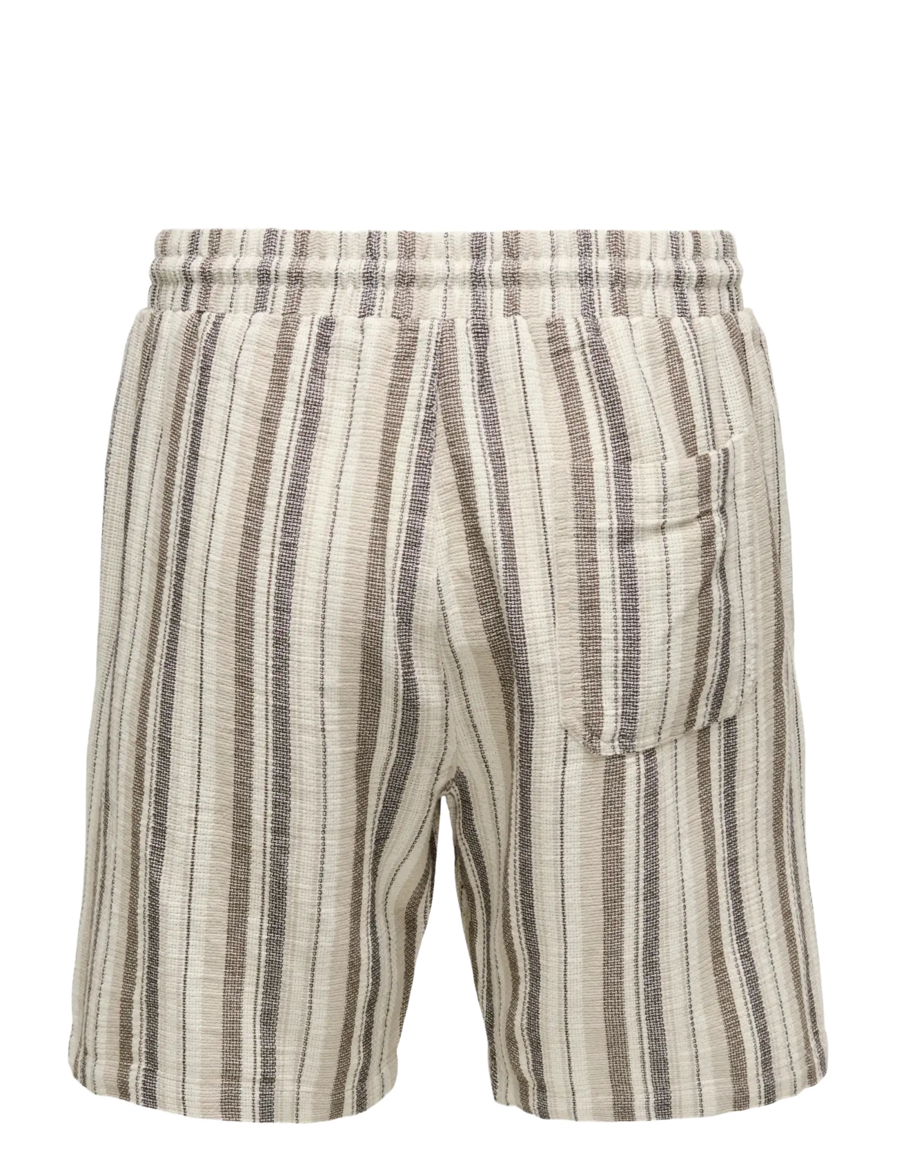ONLY & SONS - ONSTREV LIFE REG STRU STRIPE SHORTS NOOS - lühikesed vabaajapüksid - gardenia - 1
