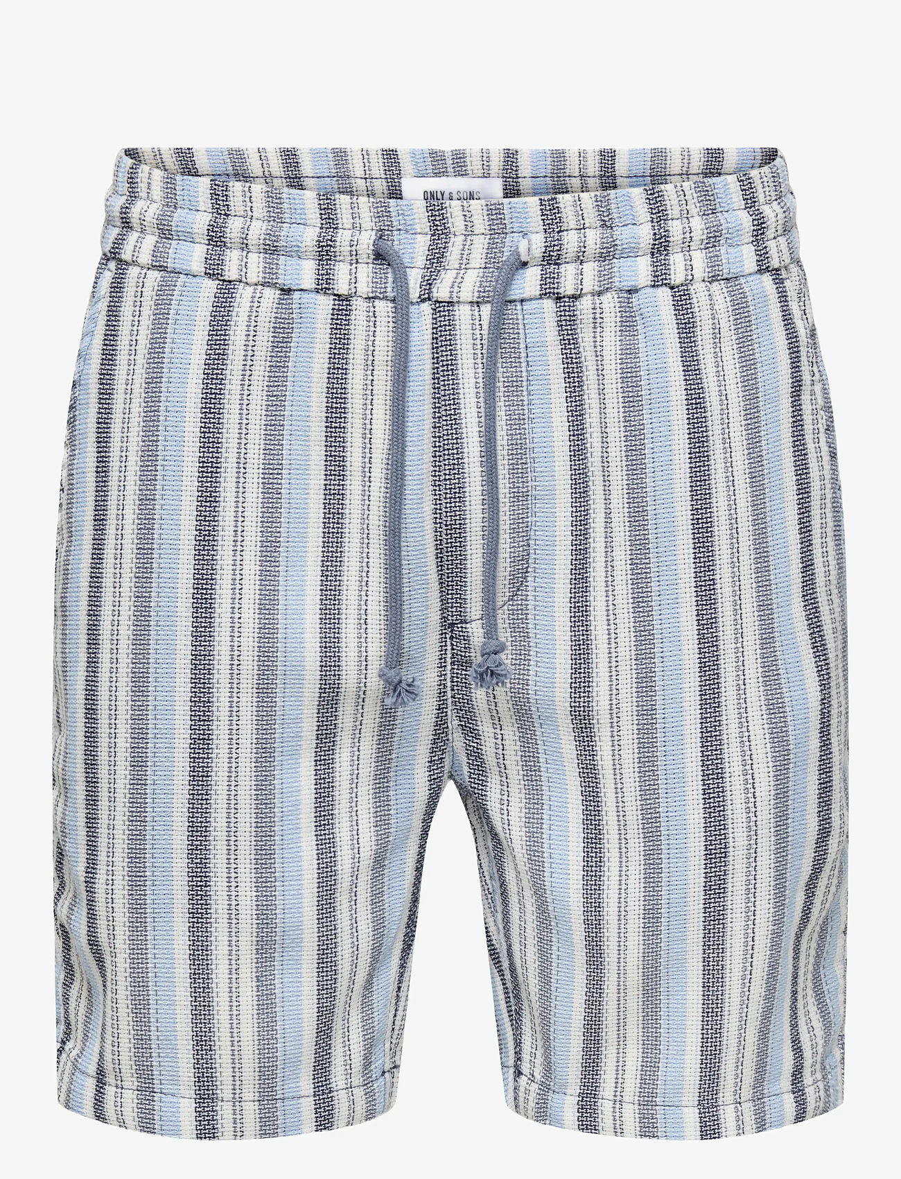 ONLY & SONS - ONSTREV LIFE REG STRU STRIPE SHORTS NOOS - collections - vintage indigo - 0
