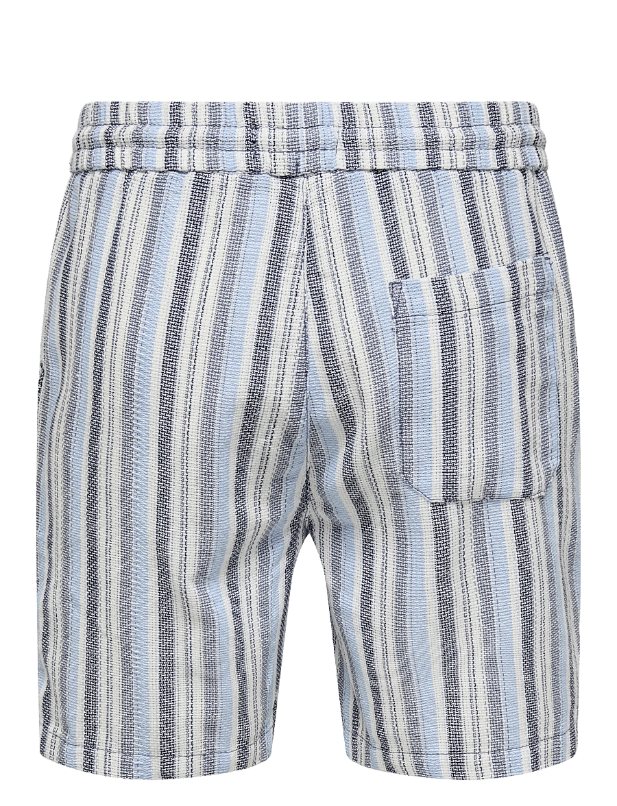 ONLY & SONS - ONSTREV LIFE REG STRUC STRIPE SHORTS - casual shorts - vintage indigo - 1