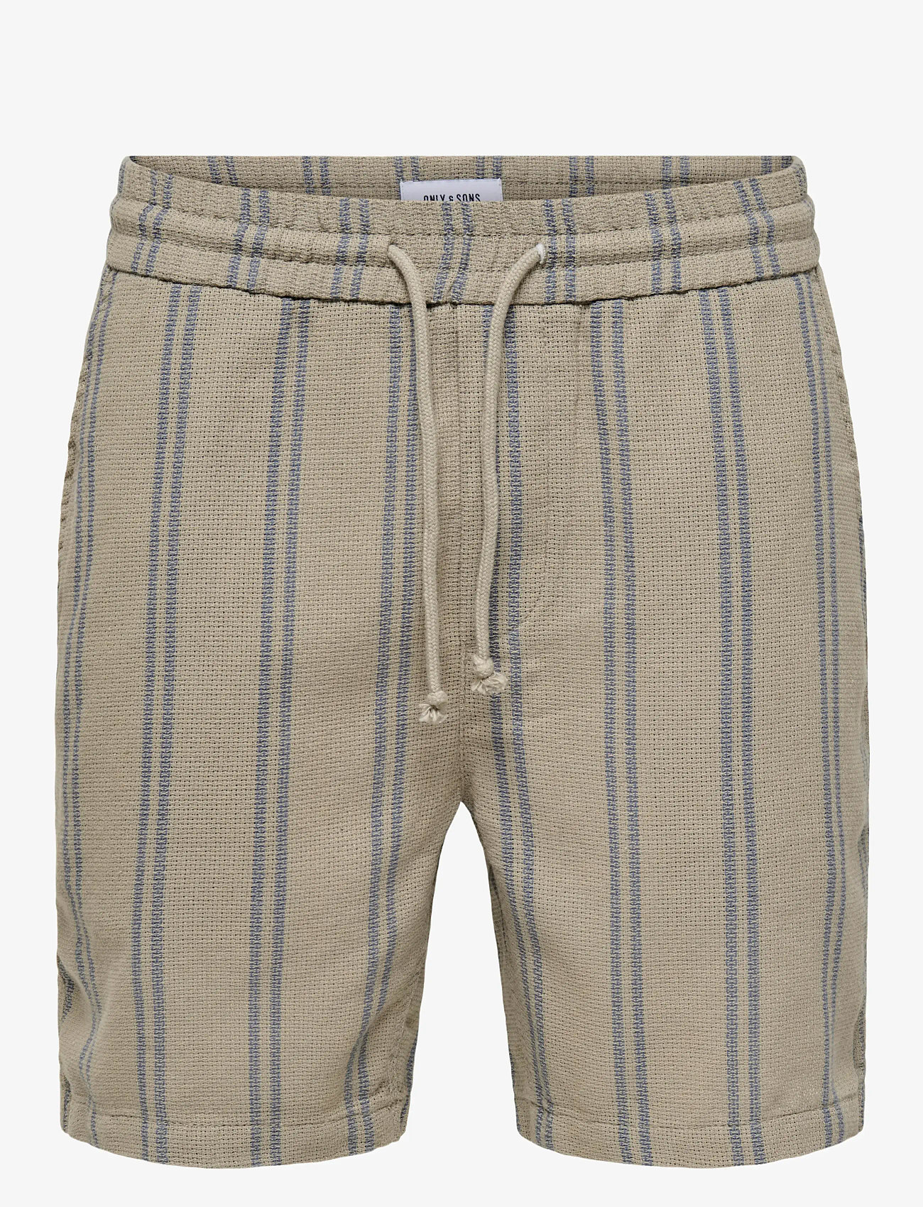 ONLY & SONS - ONSTREV LIFE REG STRU STRIPE SHORTS NOOS - hversdagsstuttbuxur - vintage khaki - 0