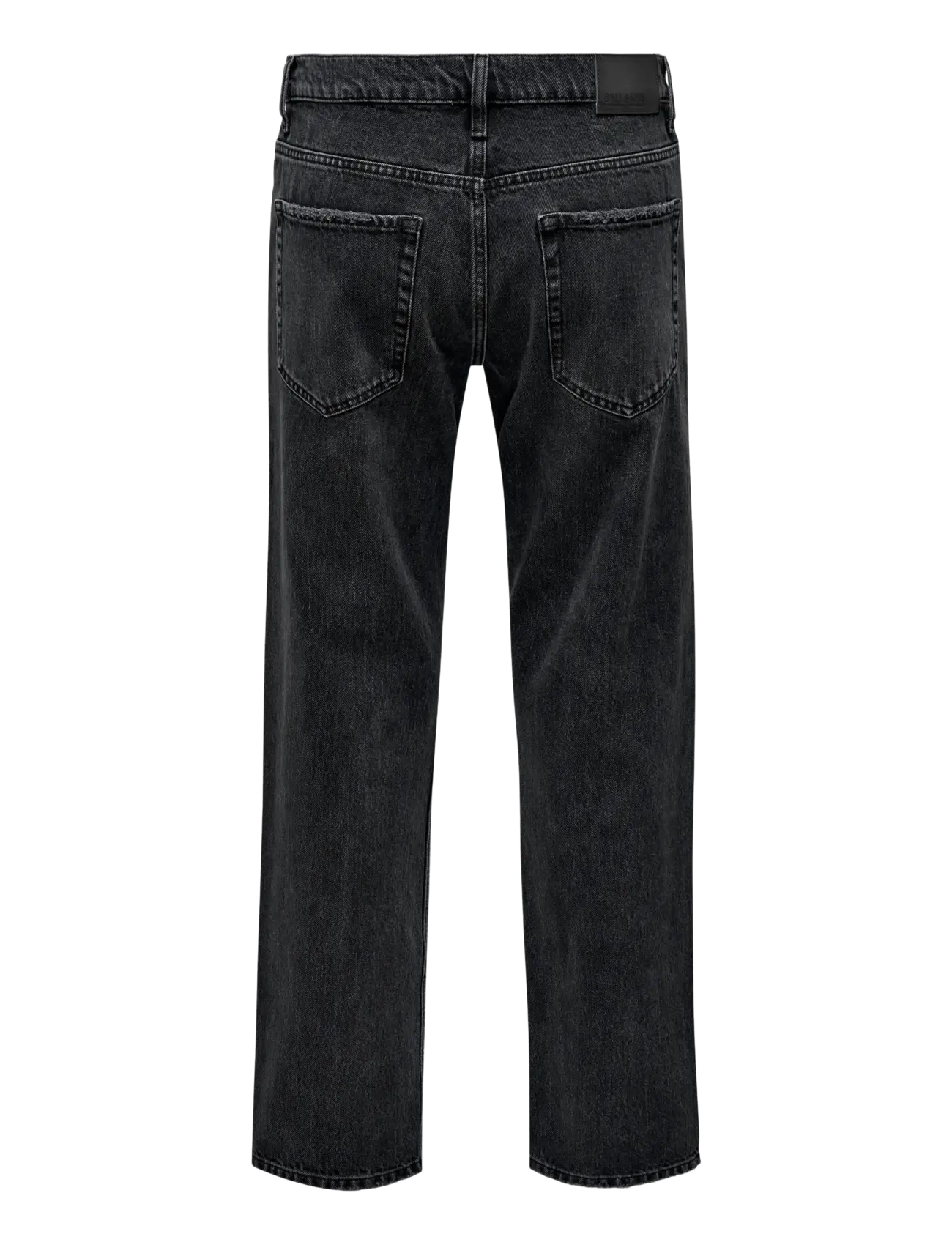 ONLY & SONS - ONSEDGE STRAIGHT BLACK 6985 TAI DNM NOOS - regular jeans - black denim - 2