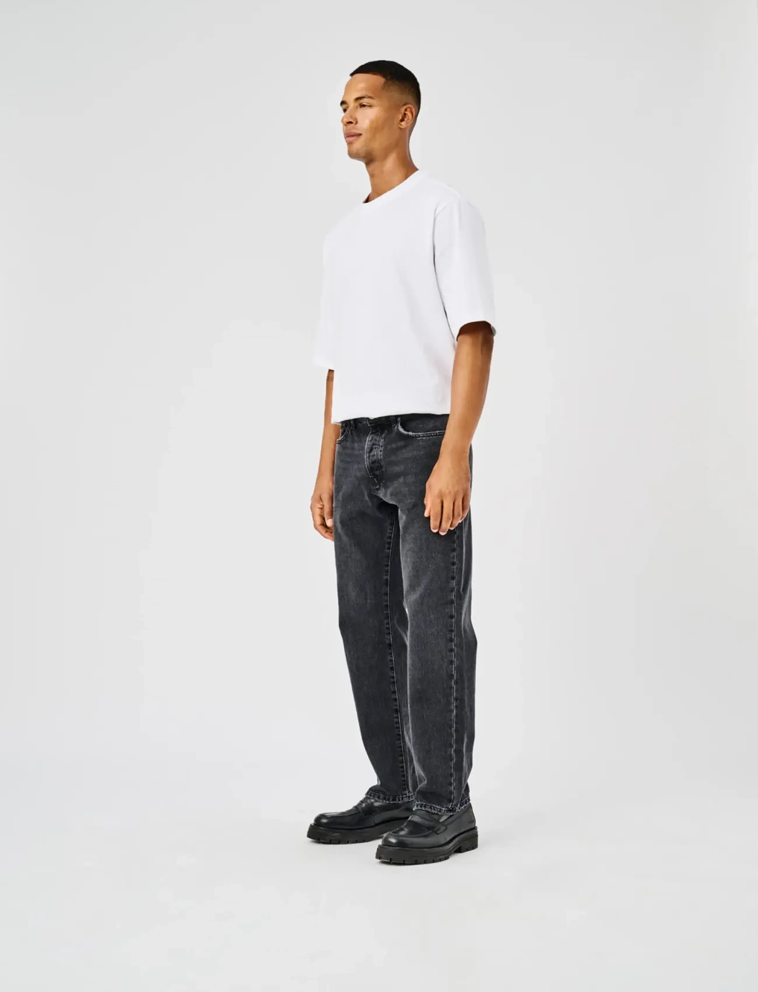 ONLY & SONS Onsedge Straight Black 6985 Tai Dnm Noos straight leg jeans herr – bild 6