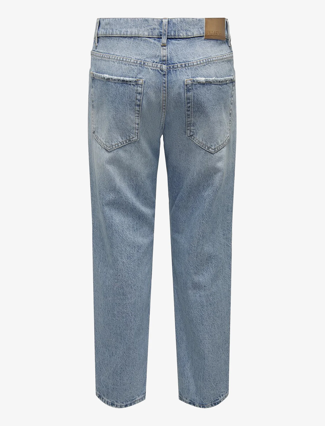 ONLY & SONS - ONSEDGE STRAIGHT LB 6986 TAI DNM NOOS - loose jeans - light blue denim - 1