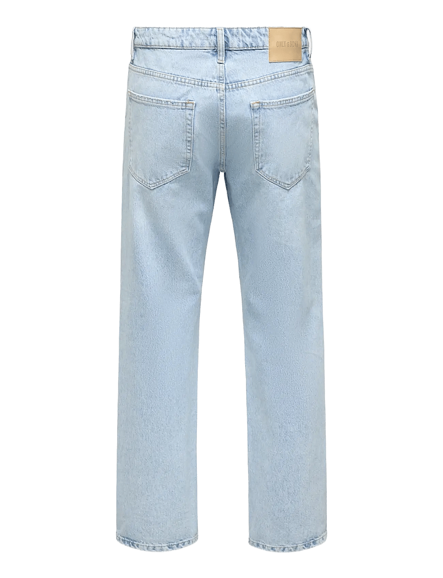 ONLY & SONS - ONSEDGE STRAIGHT LB 6986 TAI DNM NOOS - weite jeans - light blue denim - 2