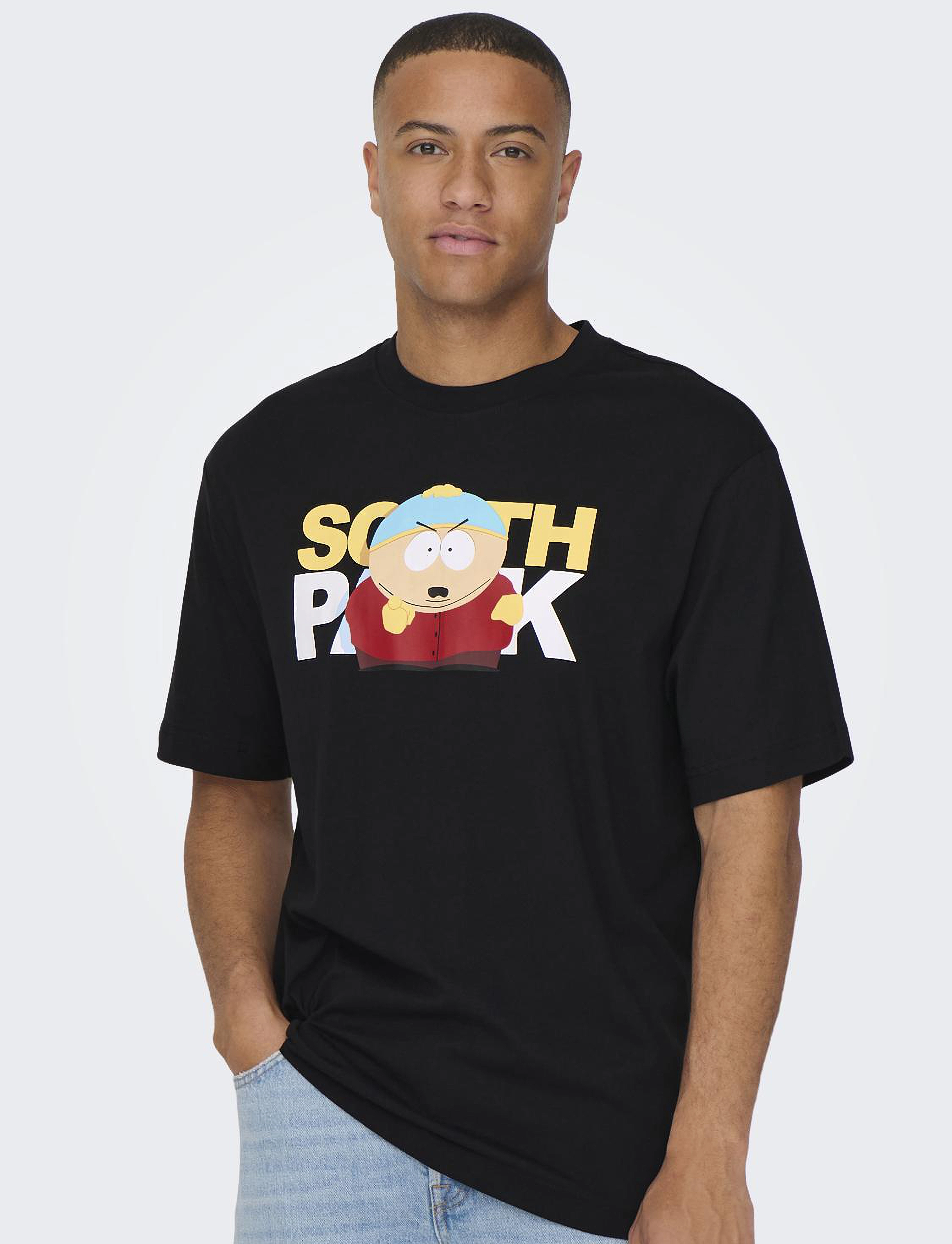 ONLY & SONS - ONSSOUTH PARK RLX SS TEE - black - 5