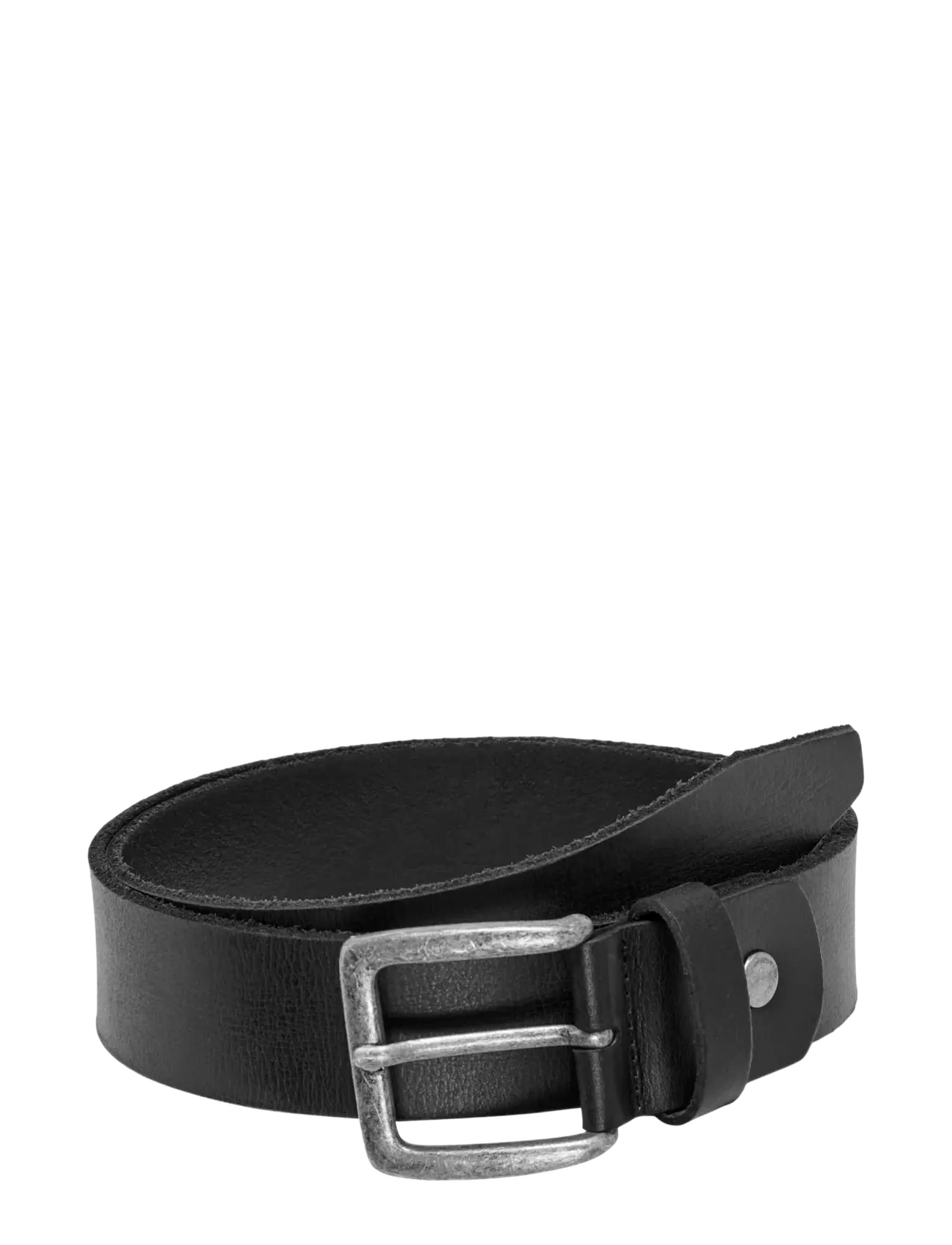 ONSCARTER MEDIUM LEATHER BELT NOOS - BLACK
