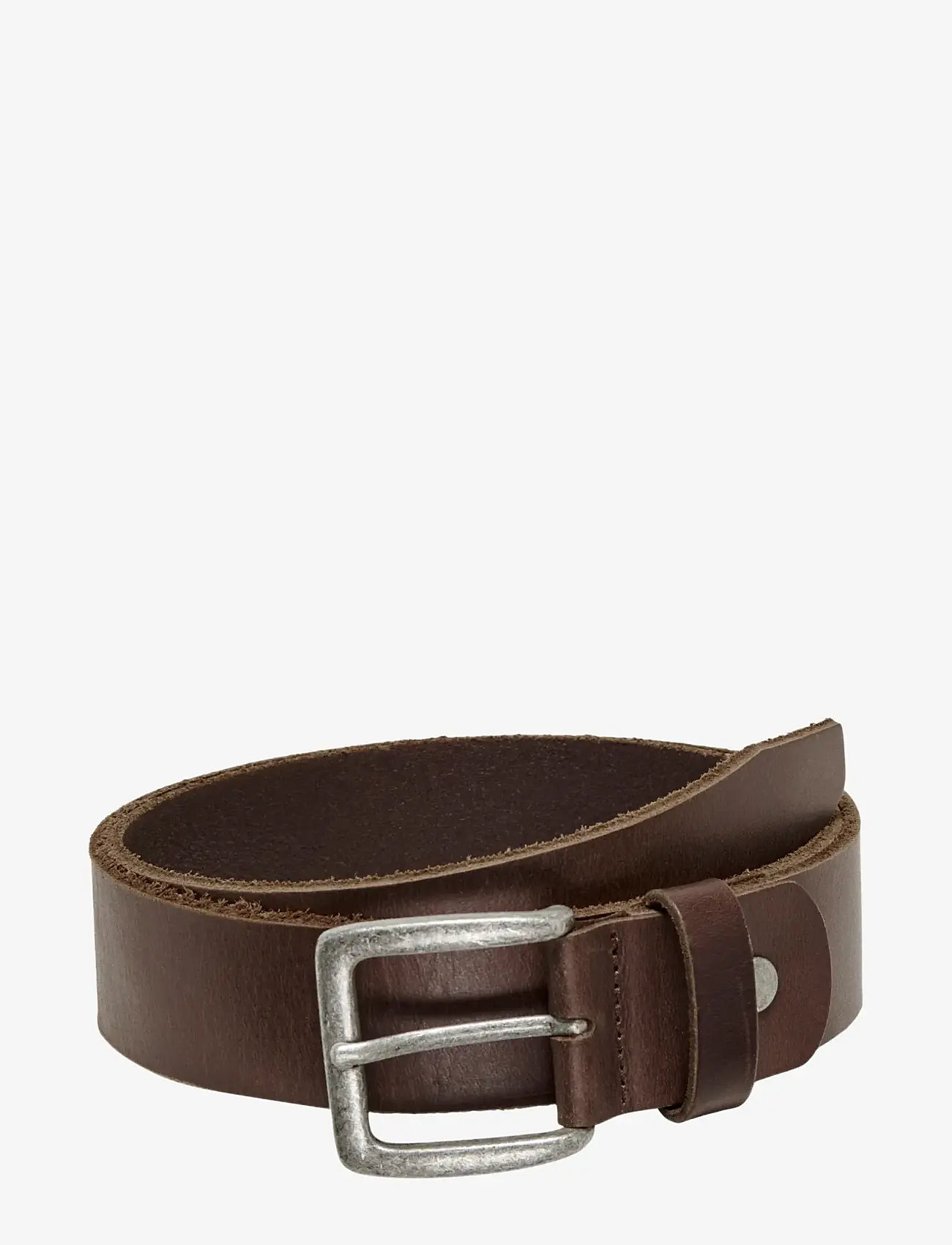ONLY & SONS - ONSCARTER MEDIUM LEATHER BELT NOOS - laveste priser - brown stone - 0