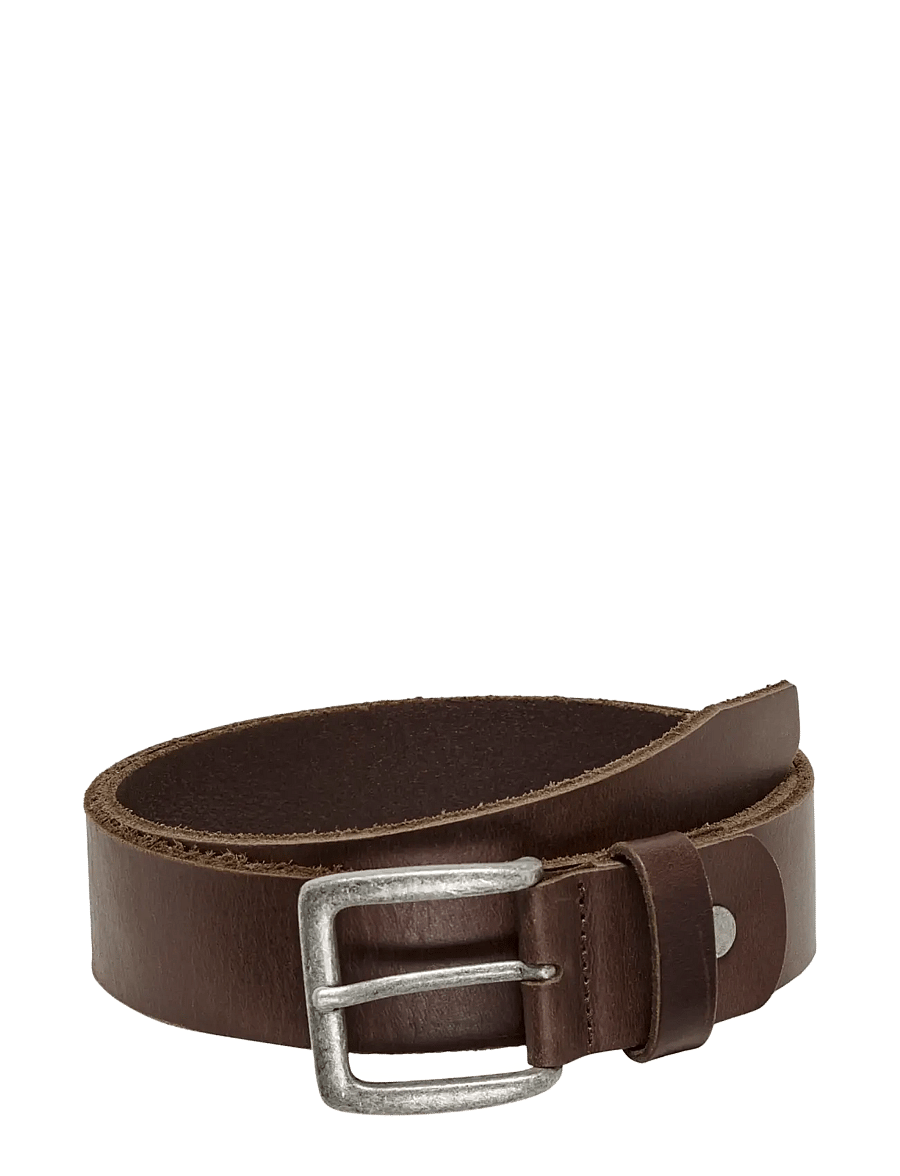 ONLY & SONS - ONSCARTER MEDIUM LEATHER BELT NOOS - klassiske bælter - brown stone - 0