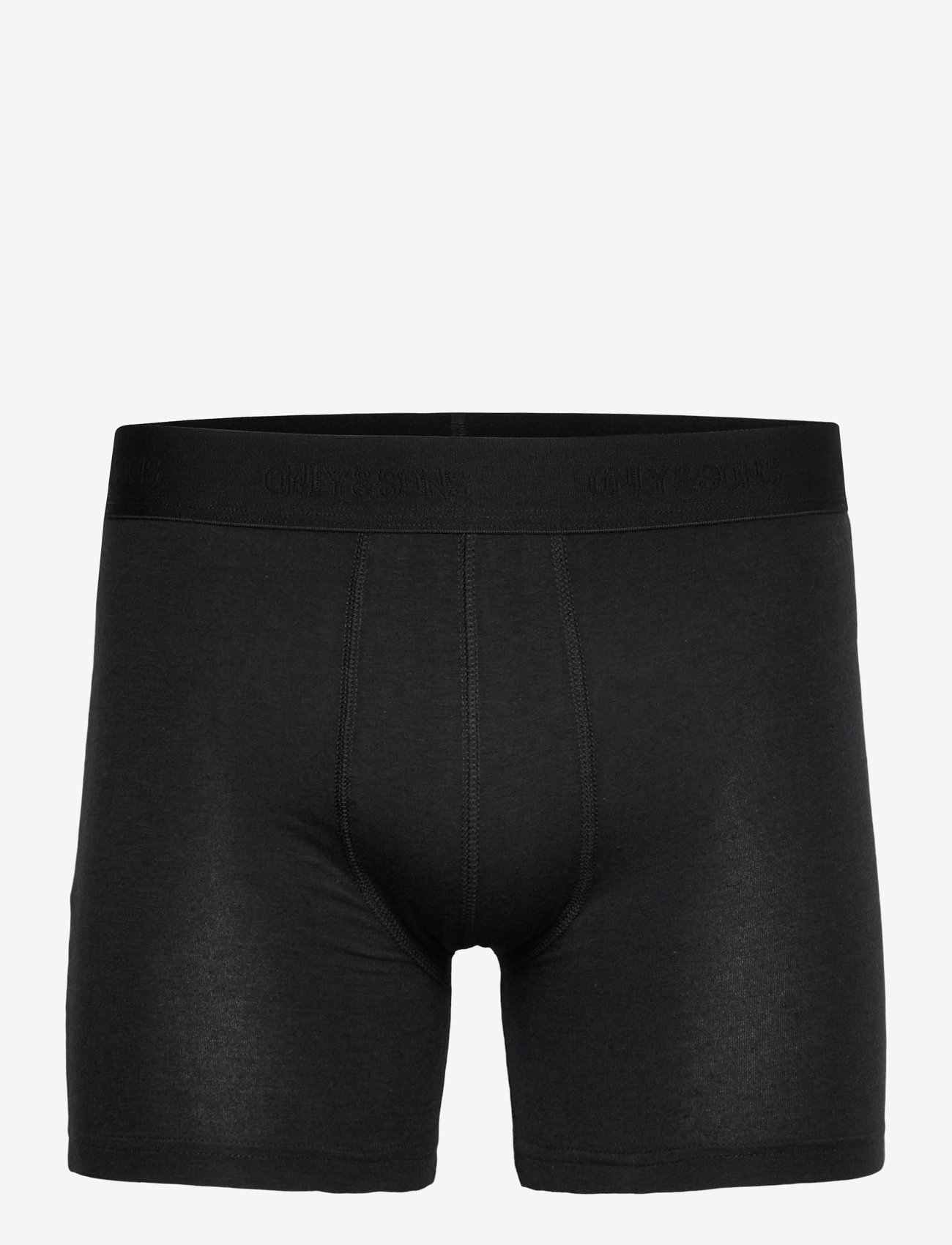 ONLY & SONS - ONSFITZ BAMBOO BOXER LOGO 3-PACK NOOS - multipack underbukser - black - 4
