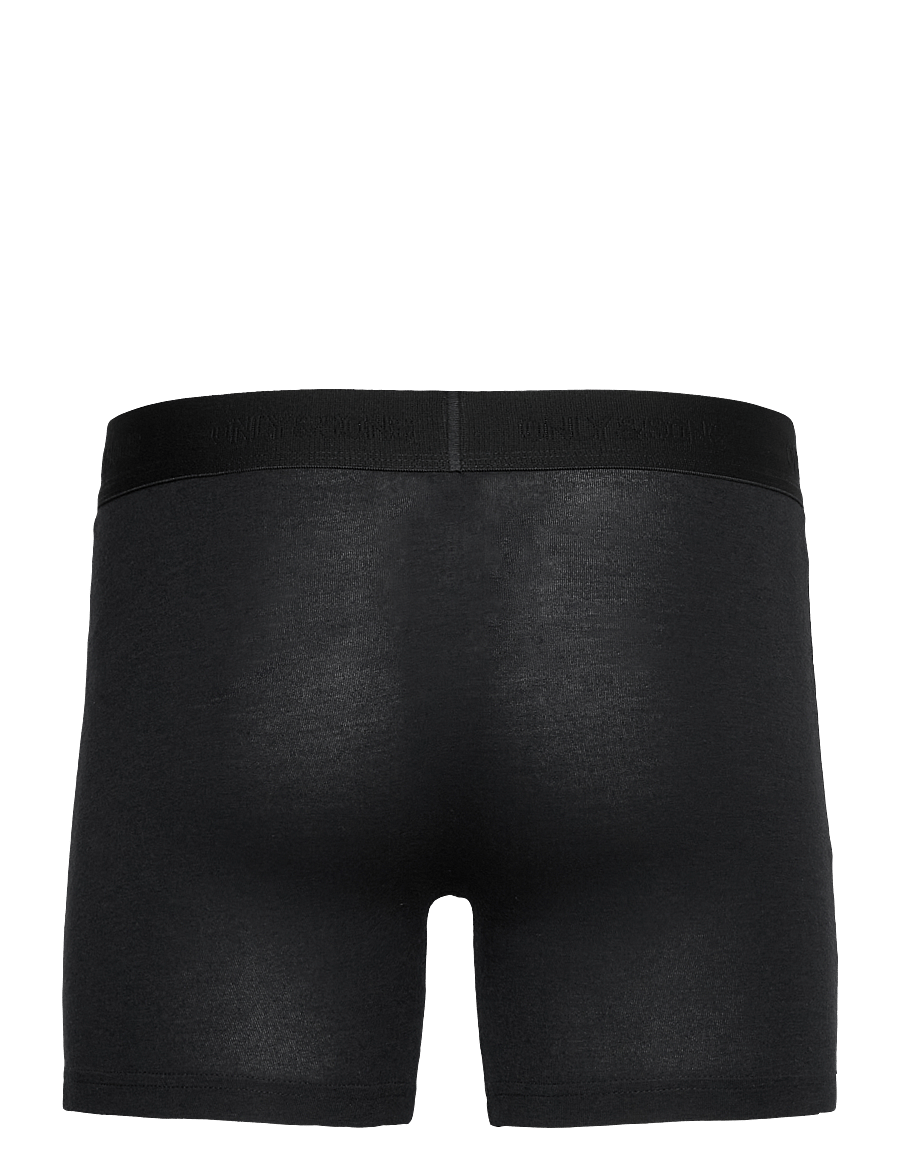 ONLY & SONS - ONSFITZ BAMBOO BOXER LOGO 3-PACK NOOS - multipack kalsonger - black - 5