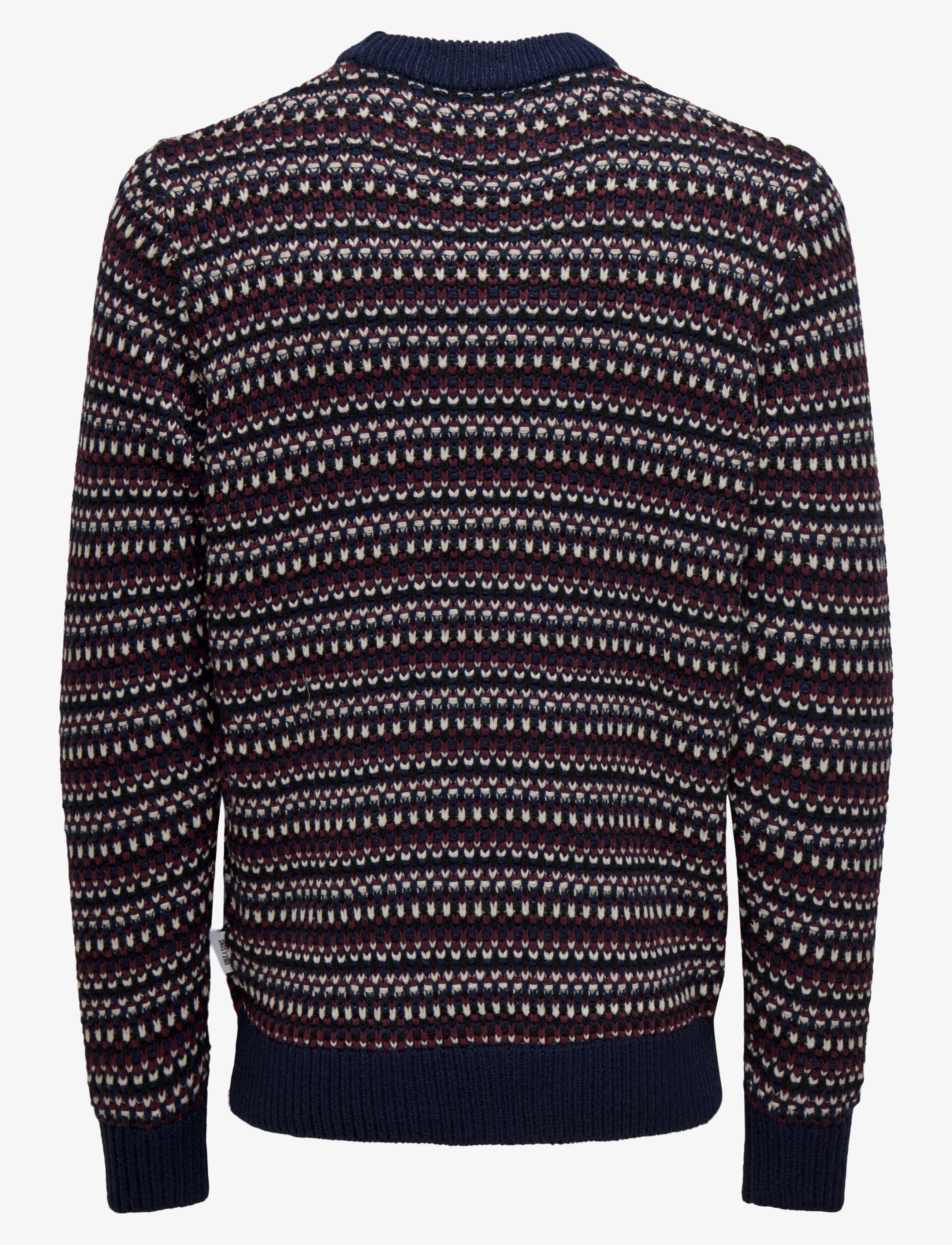 ONLY & SONS - ONSMUSA REG 3 STRUC CREW KNIT - navy blazer - 2