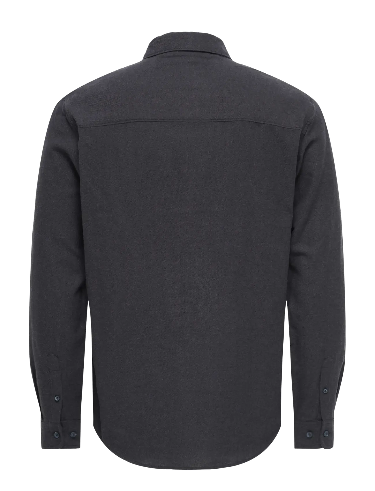 ONLY & SONS - ONSGUDMUND SLIM 1-PKT SOLID SHIRT NOOS - casual skjortor - black - 2