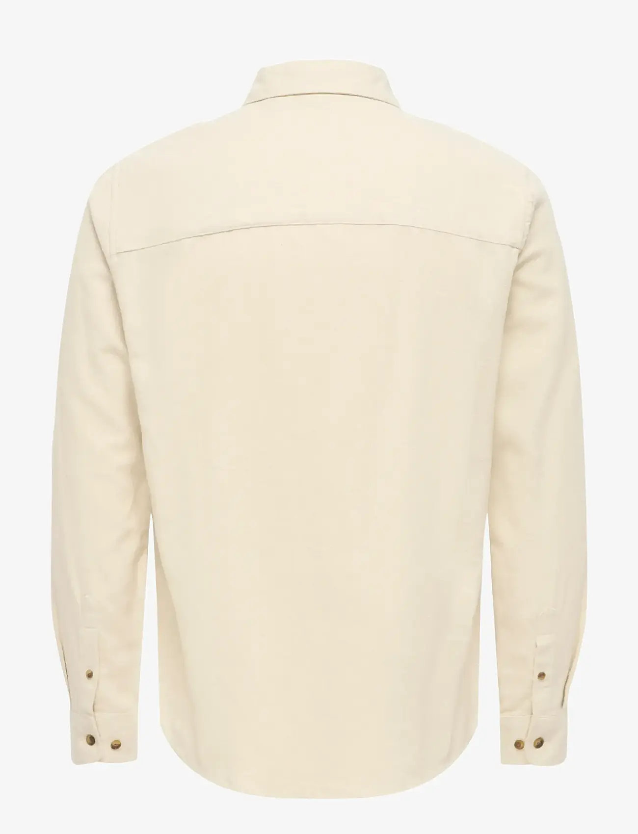 ONLY & SONS - ONSGUDMUND SLIM 1-PKT SOLID SHIRT NOOS - casual hemden - silver lining - 2