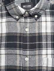 ONLY & SONS - ONSLUKA REG LS CHECK SHIRT - lowest prices - dark navy - 2
