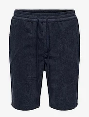ONLY & SONS - ONSLINUS CORDUROY 0111 SHORTS - lowest prices - dark navy - 0