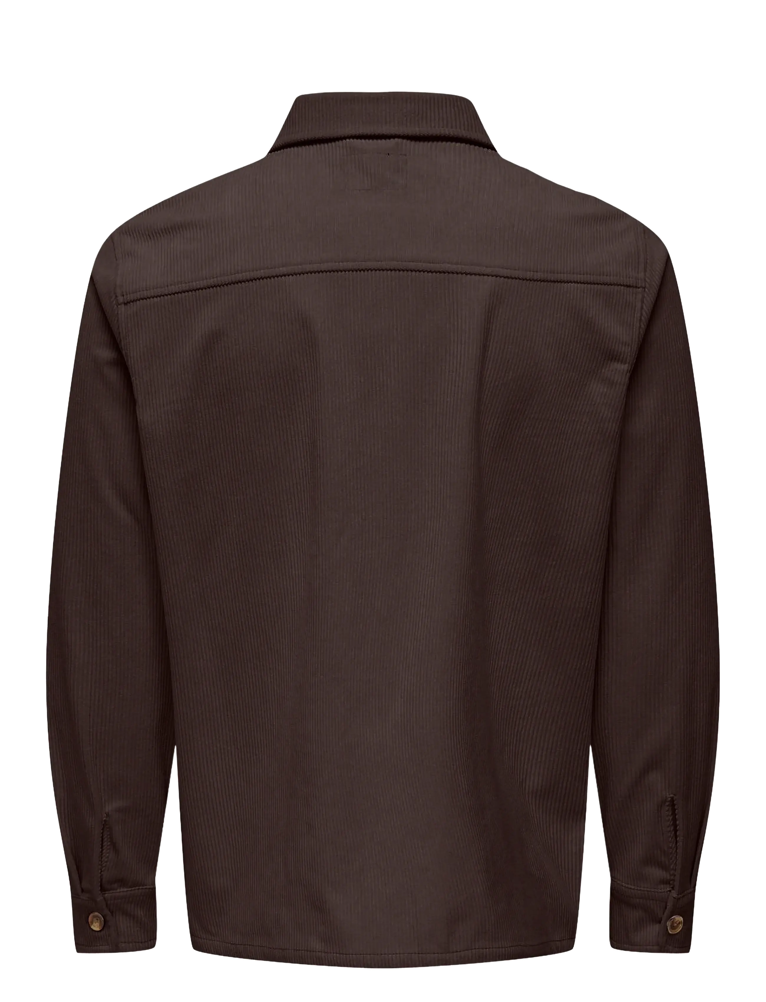 ONLY & SONS - ONSTILE CORDUROY 0111 SHIRT VD - cordhemden - coffee bean - 1