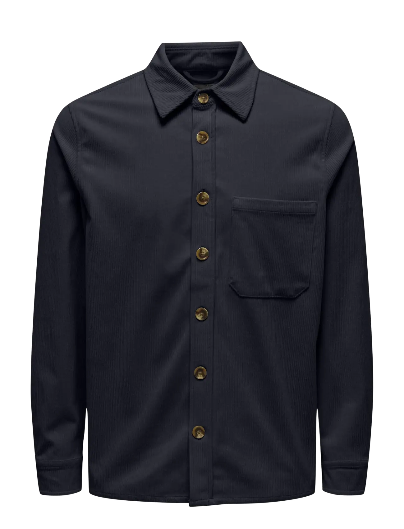 ONLY & SONS ONSTILE CORDUROY 0111 SHIRT VD - Skjortor - DARK NAVY / navy
