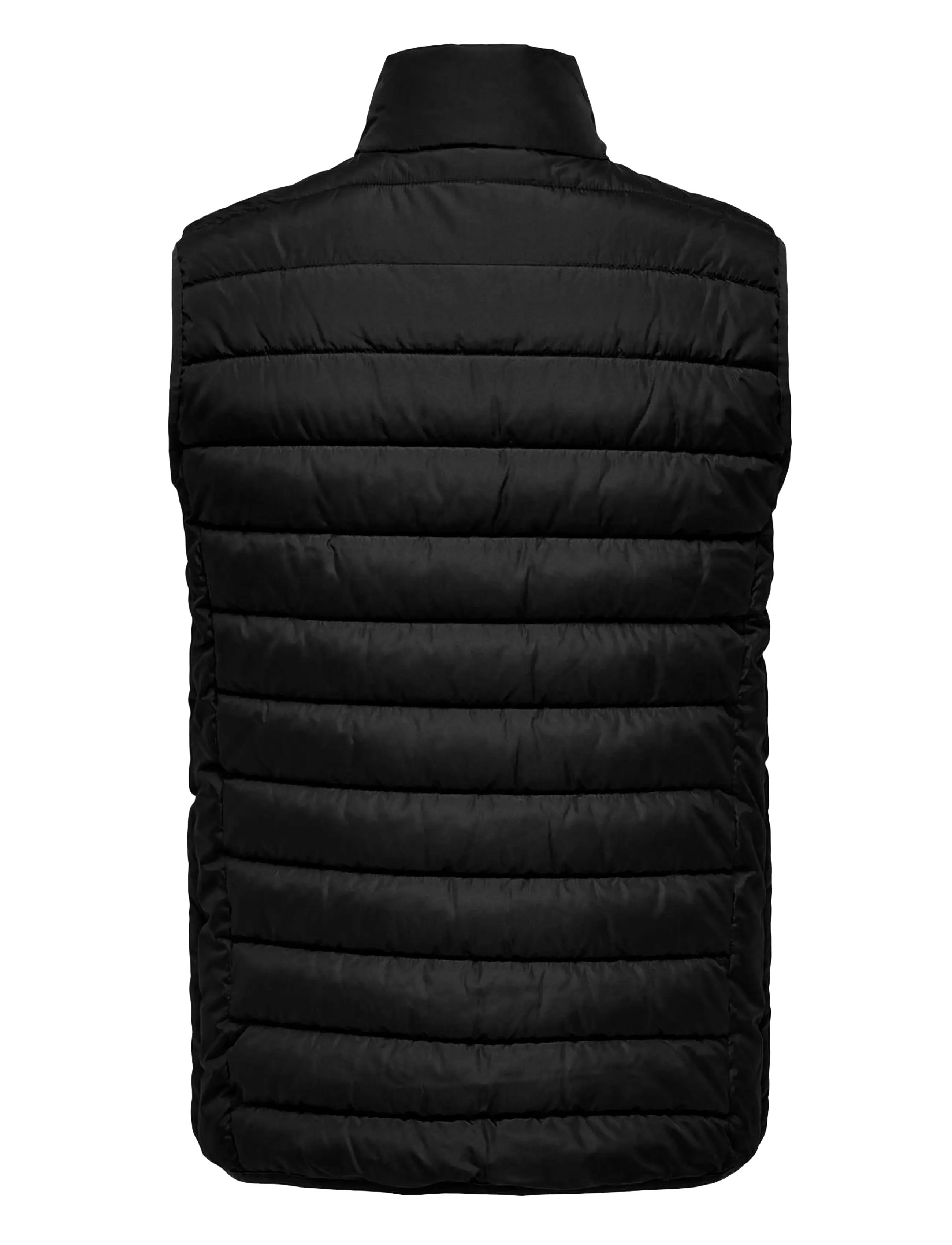 ONLY & SONS - ONSBRODY QUILT VEST OTW VD - laveste priser - black - 2