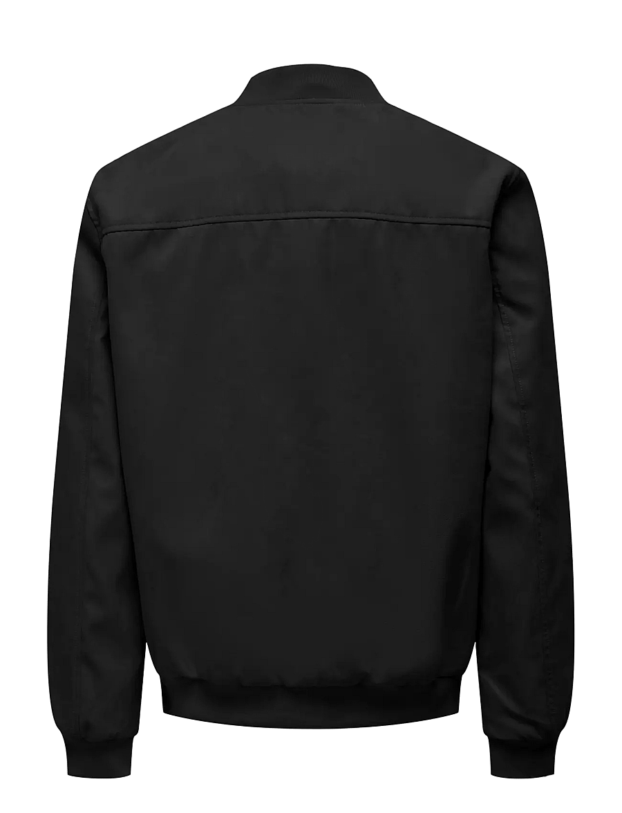 ONLY & SONS - ONSLUCAS FAKE SUEDE BOMBER OTW NOOS - frühlingsjacken - black - 2