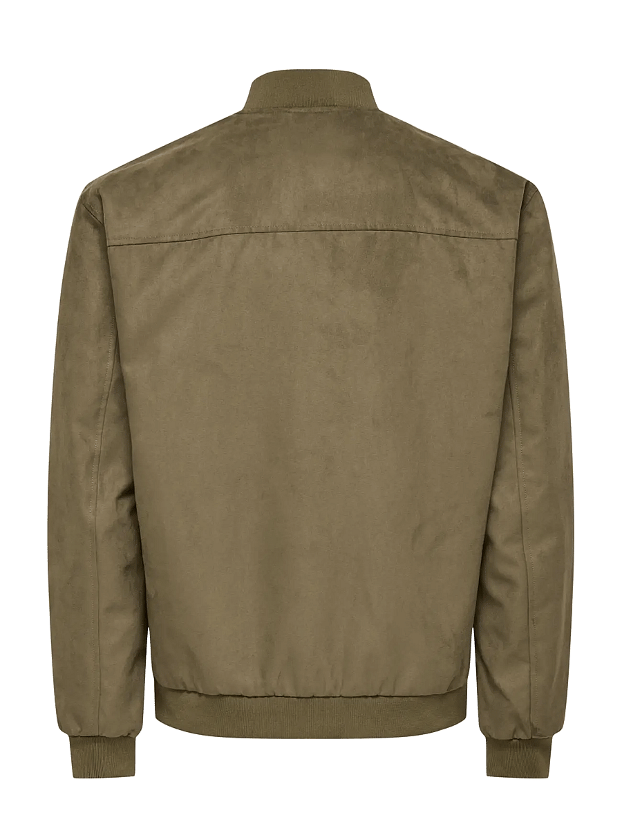 ONLY & SONS - ONSLUCAS FAKE SUEDE BOMBER OTW NOOS - herbstjacken - teak - 2