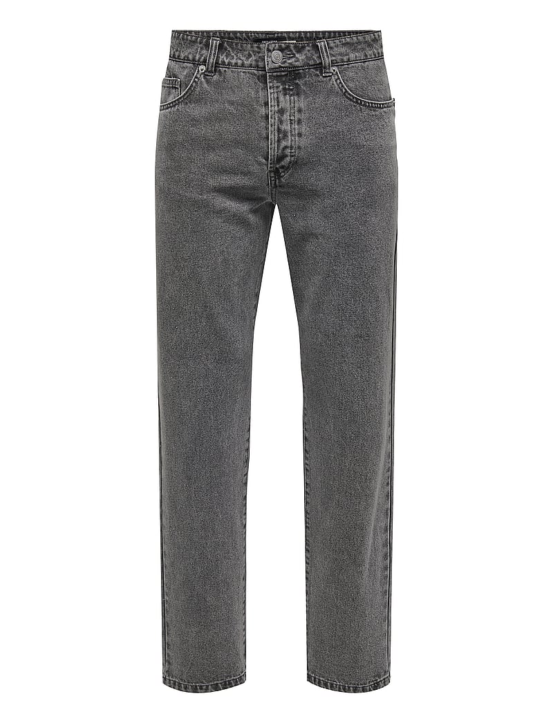 ONLY & SONS - ONSEDGE ORG MID. GREY 7587 DNM JEANS - medium grey denim - 0