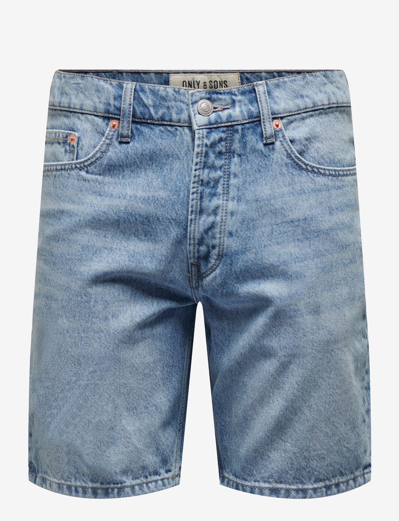 ONLY & SONS - ONSEDGE PIM DNM SHORTS BOX VD - lowest prices - light blue denim - 0