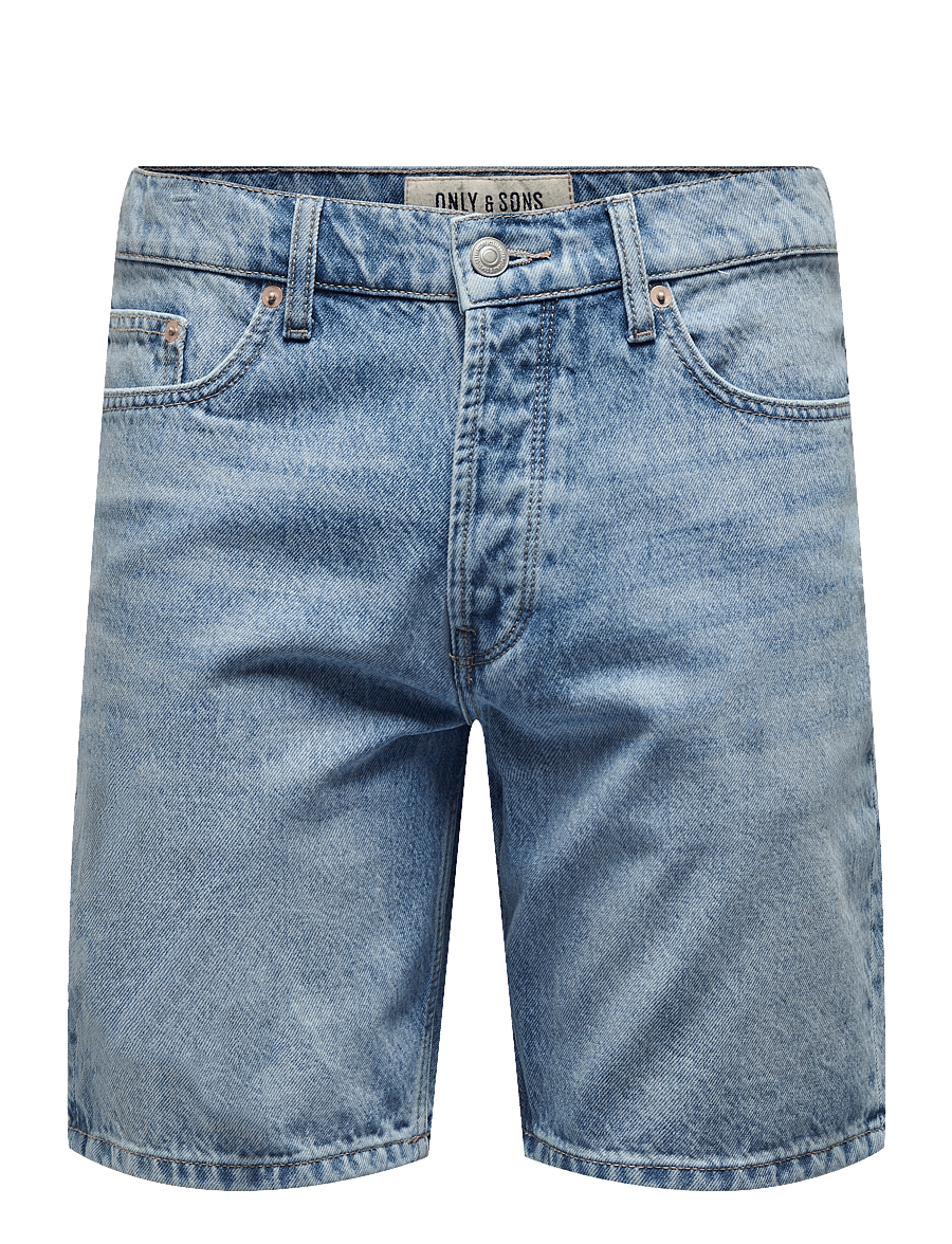 ONLY & SONS - ONSEDGE PIM DNM SHORTS BOX VD - short en jean - light blue denim - 0