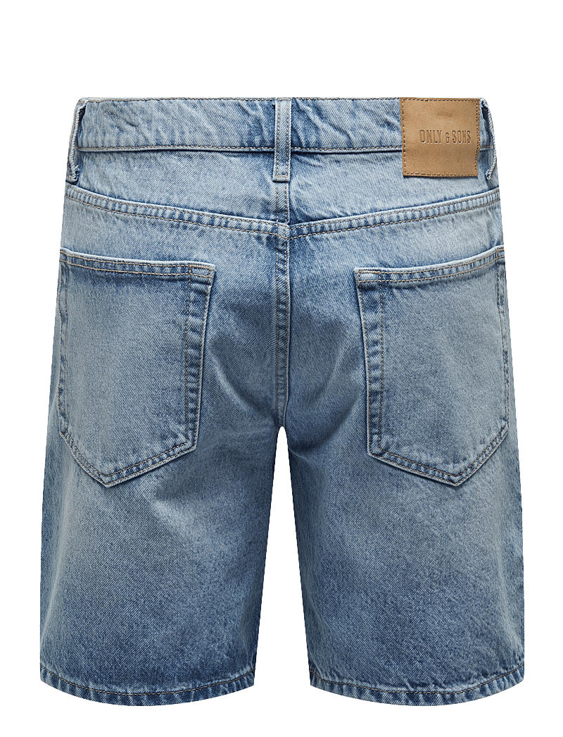ONLY & SONS - ONSEDGE PIM DNM SHORTS BOX VD - jorts - light blue denim - 1
