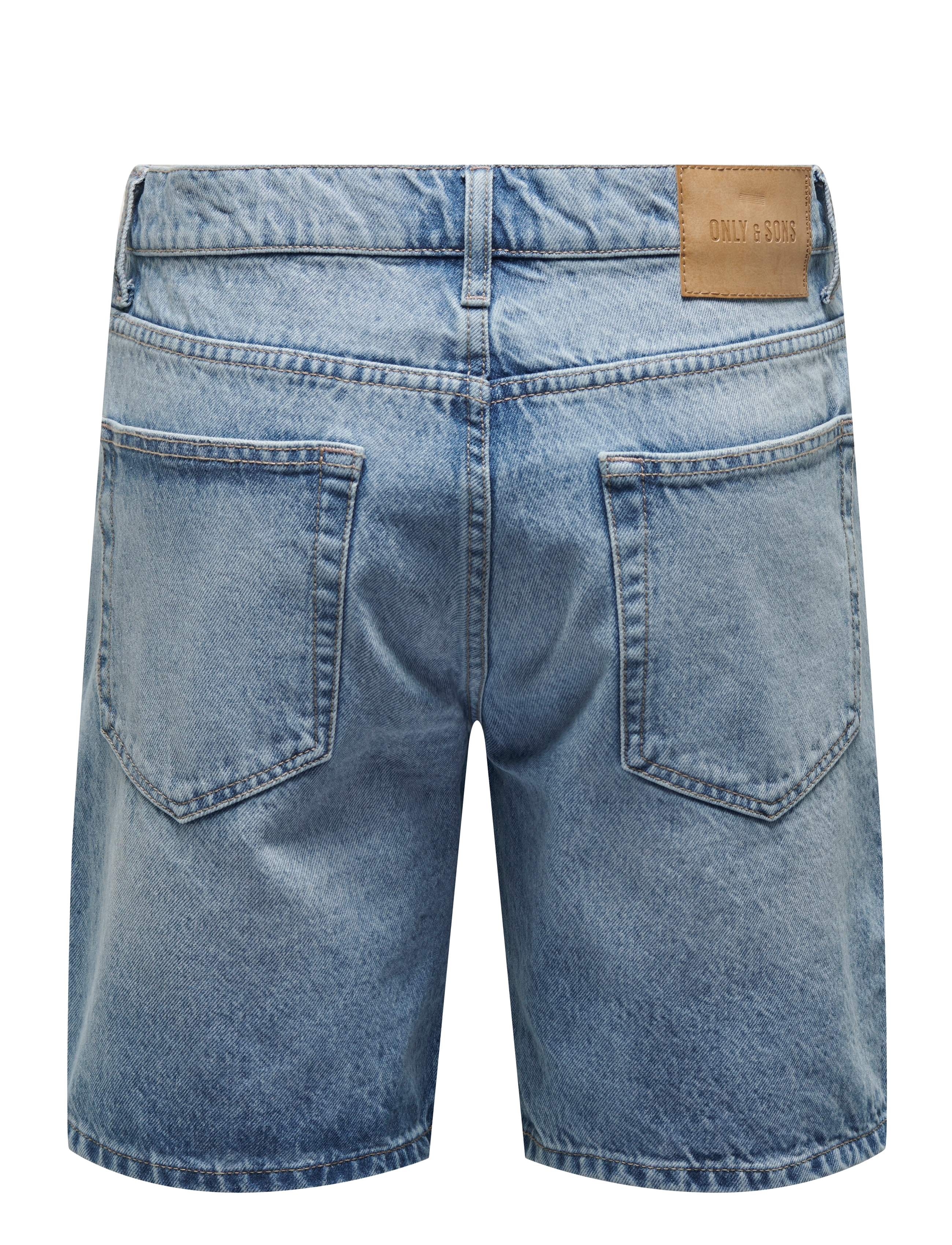 ONLY & SONS - ONSEDGE PIM DNM SHORTS BOX VD - light blue denim - 1