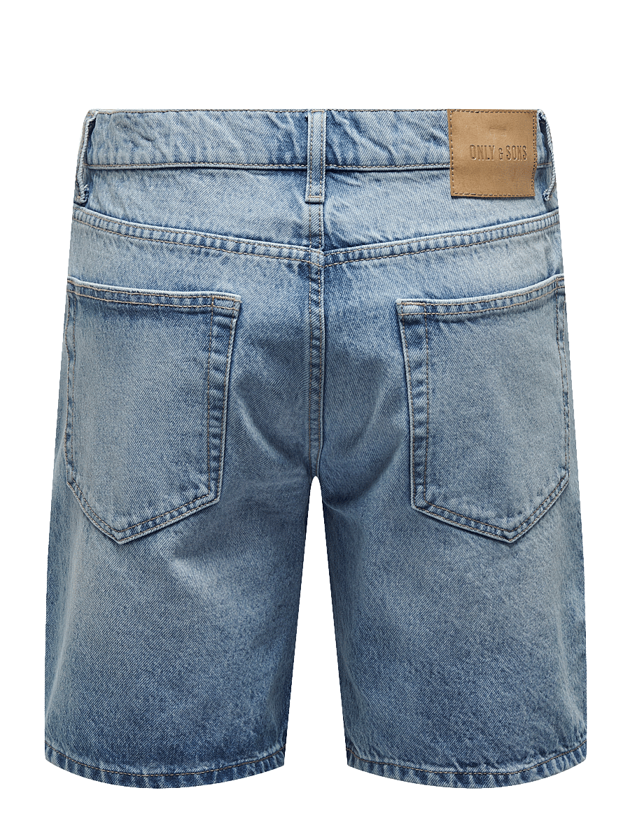 ONLY & SONS - ONSEDGE PIM DNM SHORTS BOX VD - short en jean - light blue denim - 1