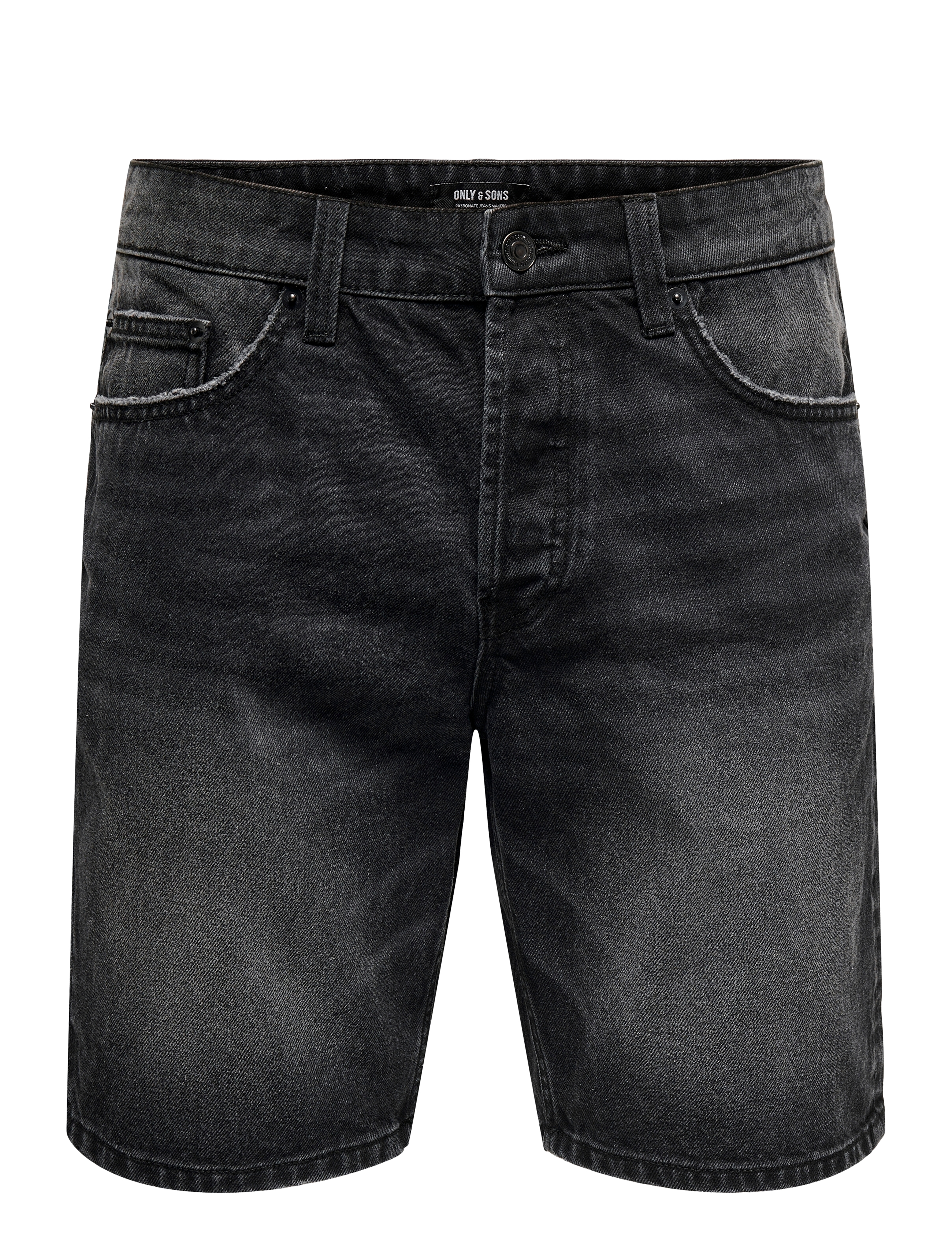 ONLY & SONS Onsedge Pim Dnm Shorts Box Vd Schwarz - S - Herren