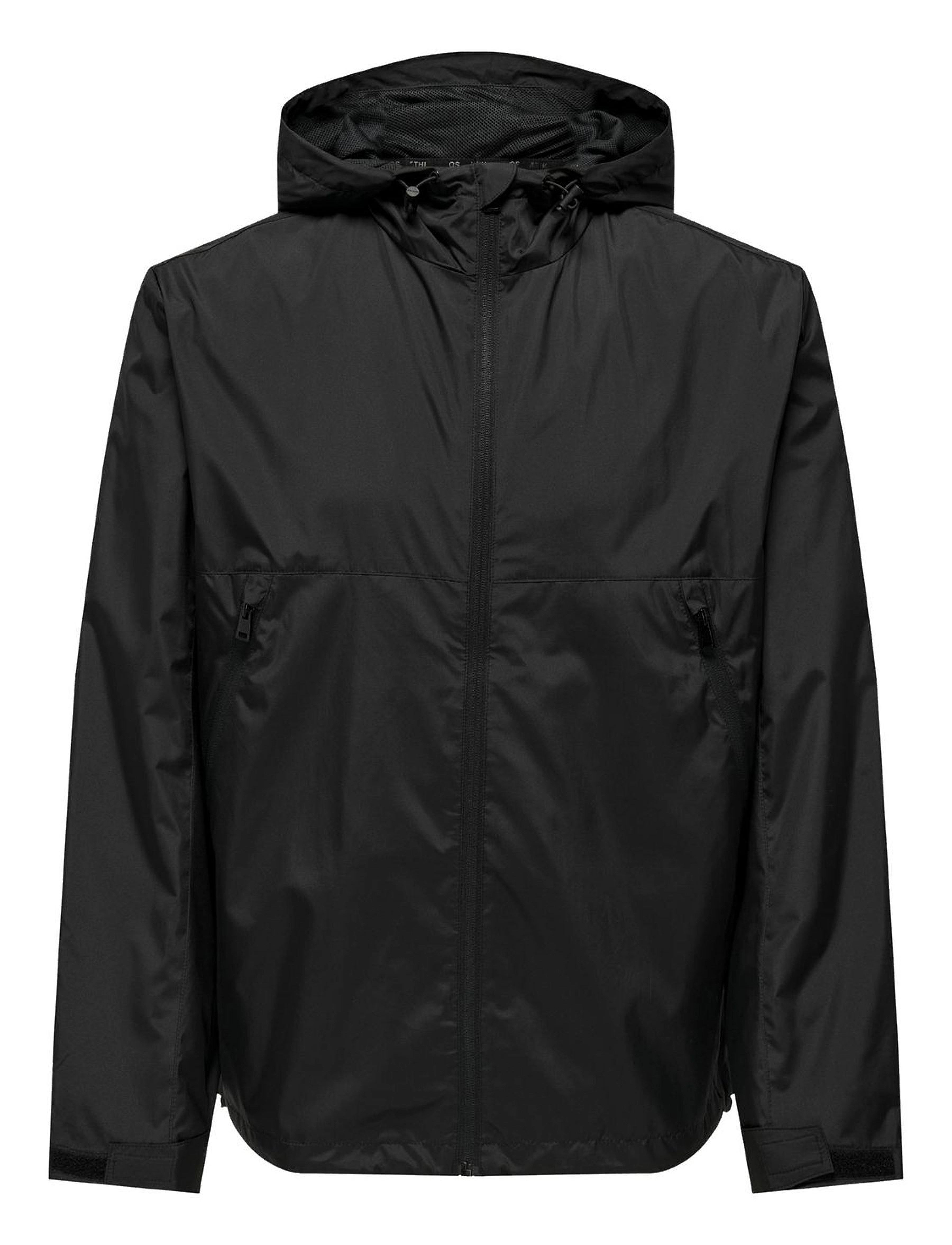 ONSERAN HOOD JACKET ATHL - BLACK