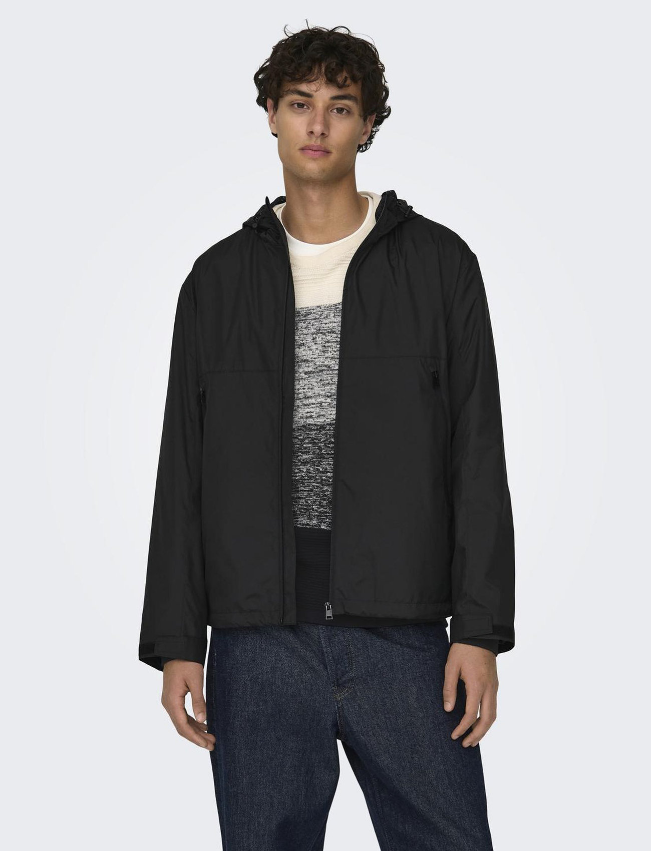ONLY & SONS - ONSERAN HOOD JACKET ATHL - black - 2