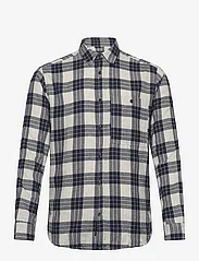 ONLY & SONS - ONSBONE LIFE REG LS CHECK SHIRT BF - checkered shirts - dark grey melange - 0