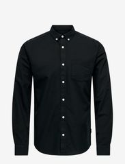 ONLY & SONS - ONSREMY LS REG WASH OXFORD SHIRT - oxford-skjortor - black - 0