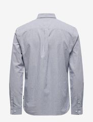 ONLY & SONS - ONSREMY LS REG WASH STRIPE OXFORD SHIRT - lowest prices - dress blues - 1