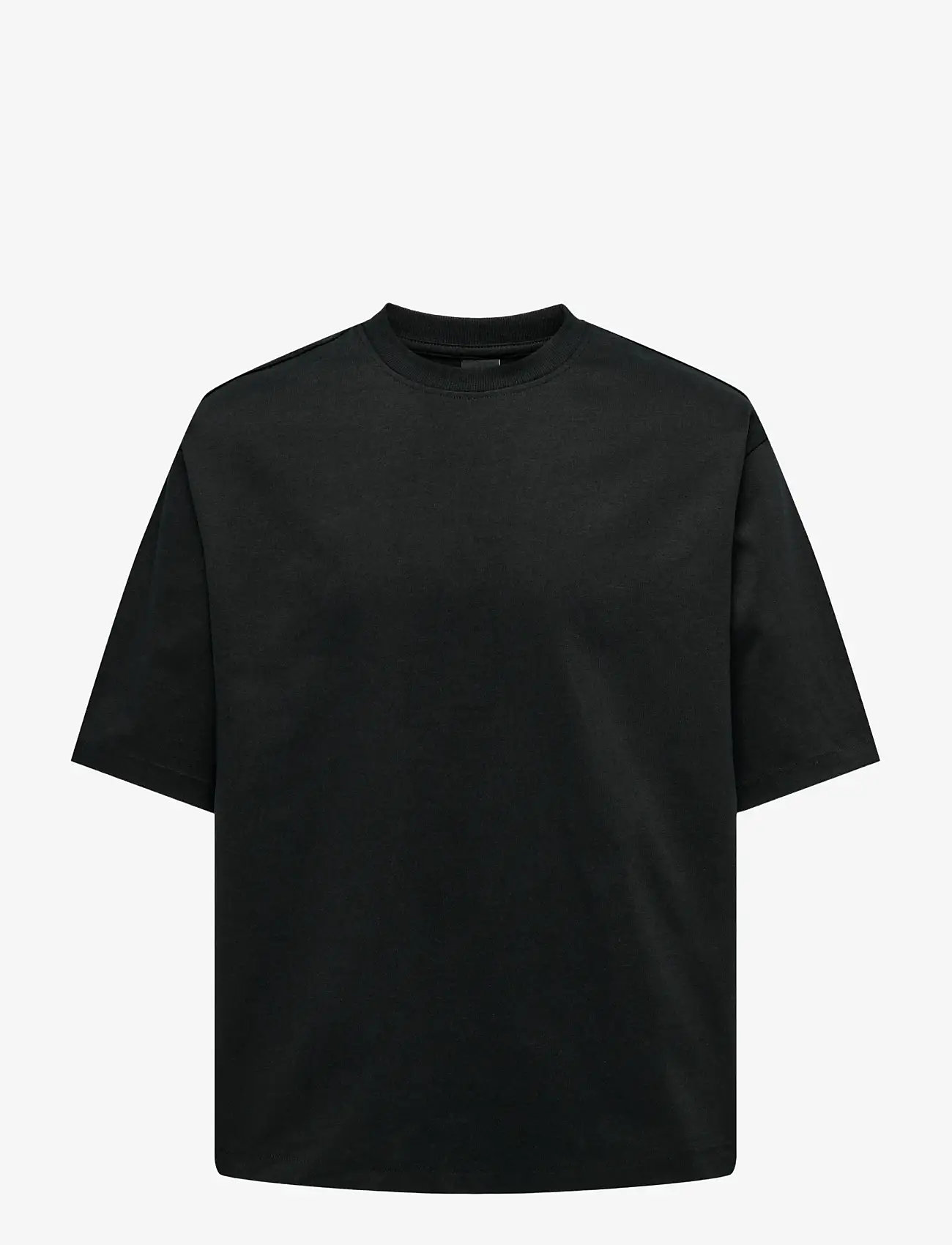 ONLY & SONS - ONSMILLENIUM OVZ SS TEE NOOS - höstkläder - black - 0