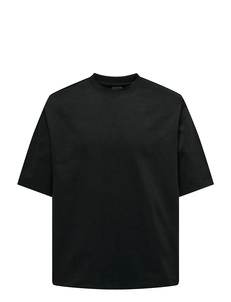 ONLY & SONS - ONSMILLENIUM OVZ SS TEE NOOS - kurzärmelig - black - 1