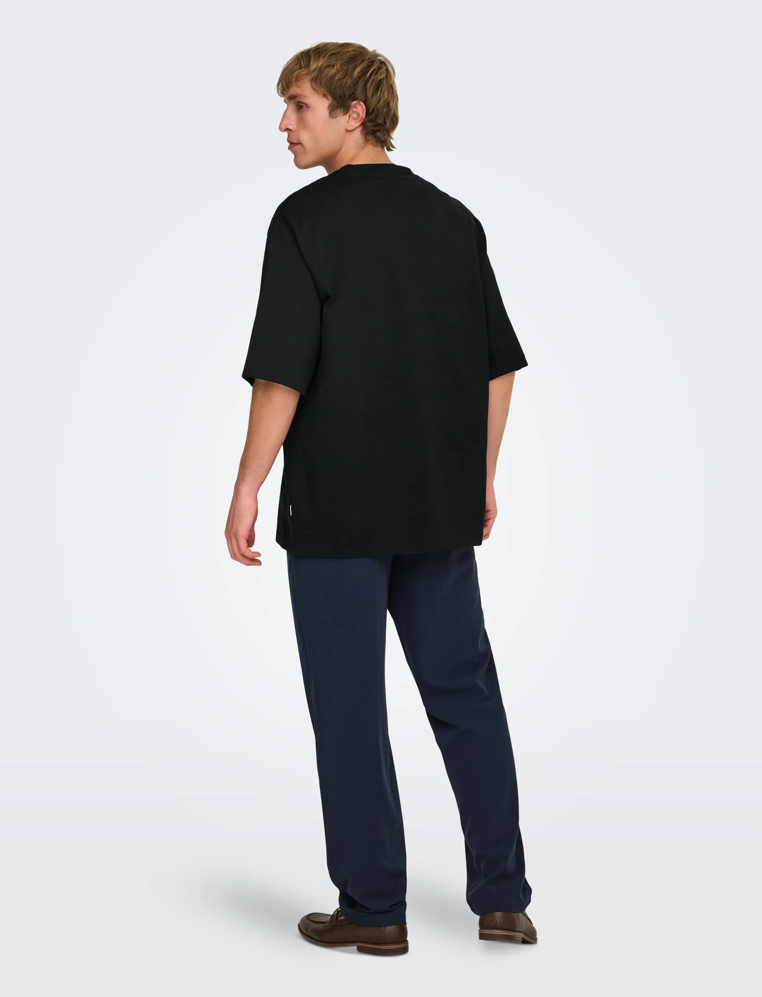 ONLY & SONS - ONSMILLENIUM OVZ SS TEE NOOS - madalaimad hinnad - black - 3