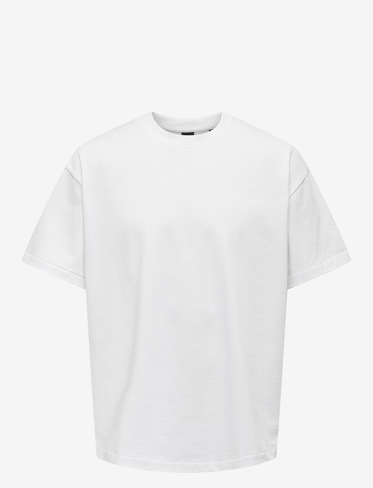 ONLY & SONS - ONSMILLENIUM OVZ SS TEE NOOS - herbstliche kleidung - bright white - 0