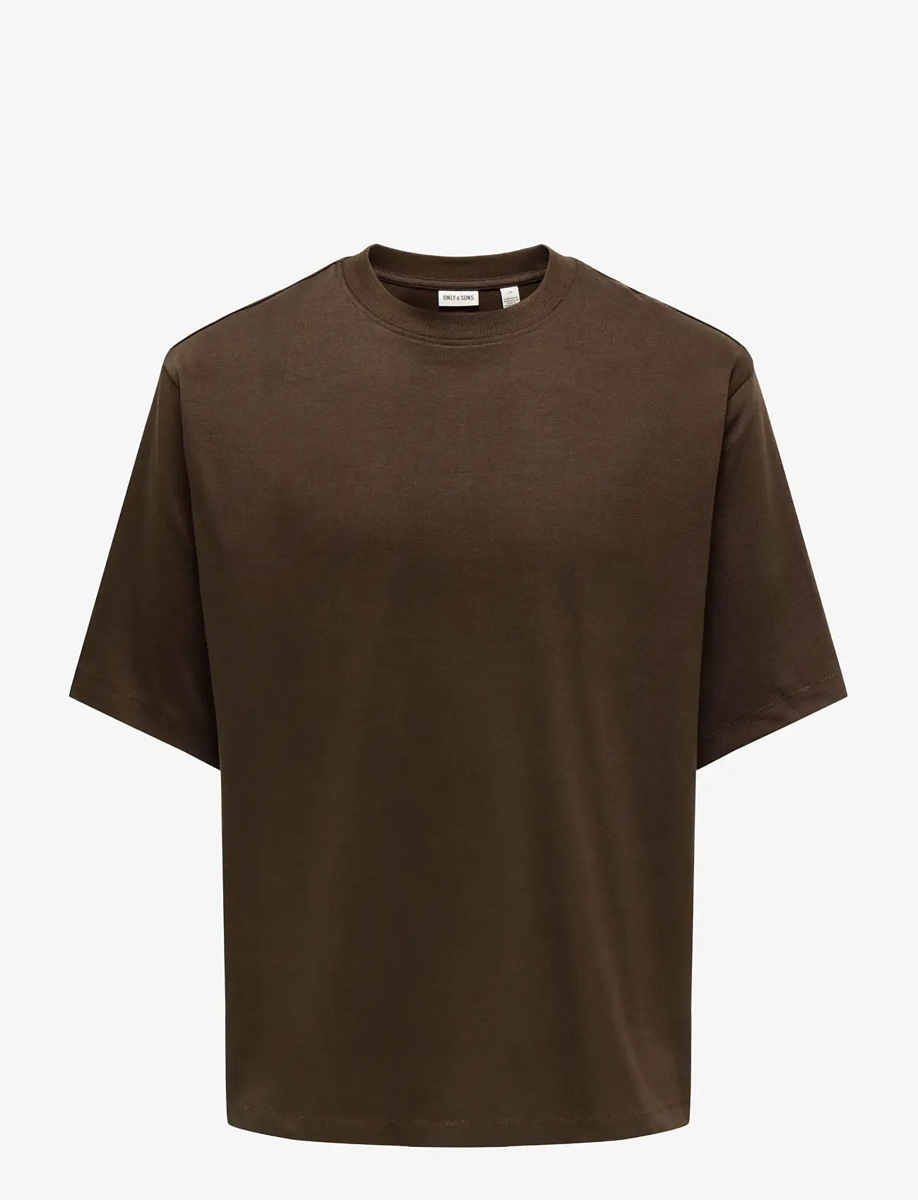 ONLY & SONS - ONSMILLENIUM OVZ SS TEE NOOS - lühikeste varrukatega t-särgid - demitasse - 1