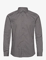 ONLY & SONS - ONSSKY LIFE LS SLM GEOAOP POPLN SHIRT BF - lowest prices - grey pinstripe - 0