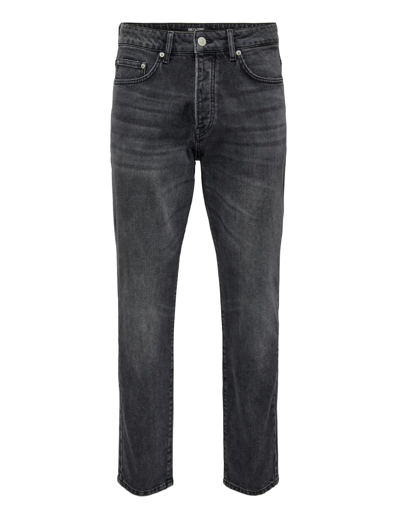 ONLY & SONS ONSYOKE TAPERED WB 7850 DOT DNM NOOS - Neuheiten - BLACK DENIM / black