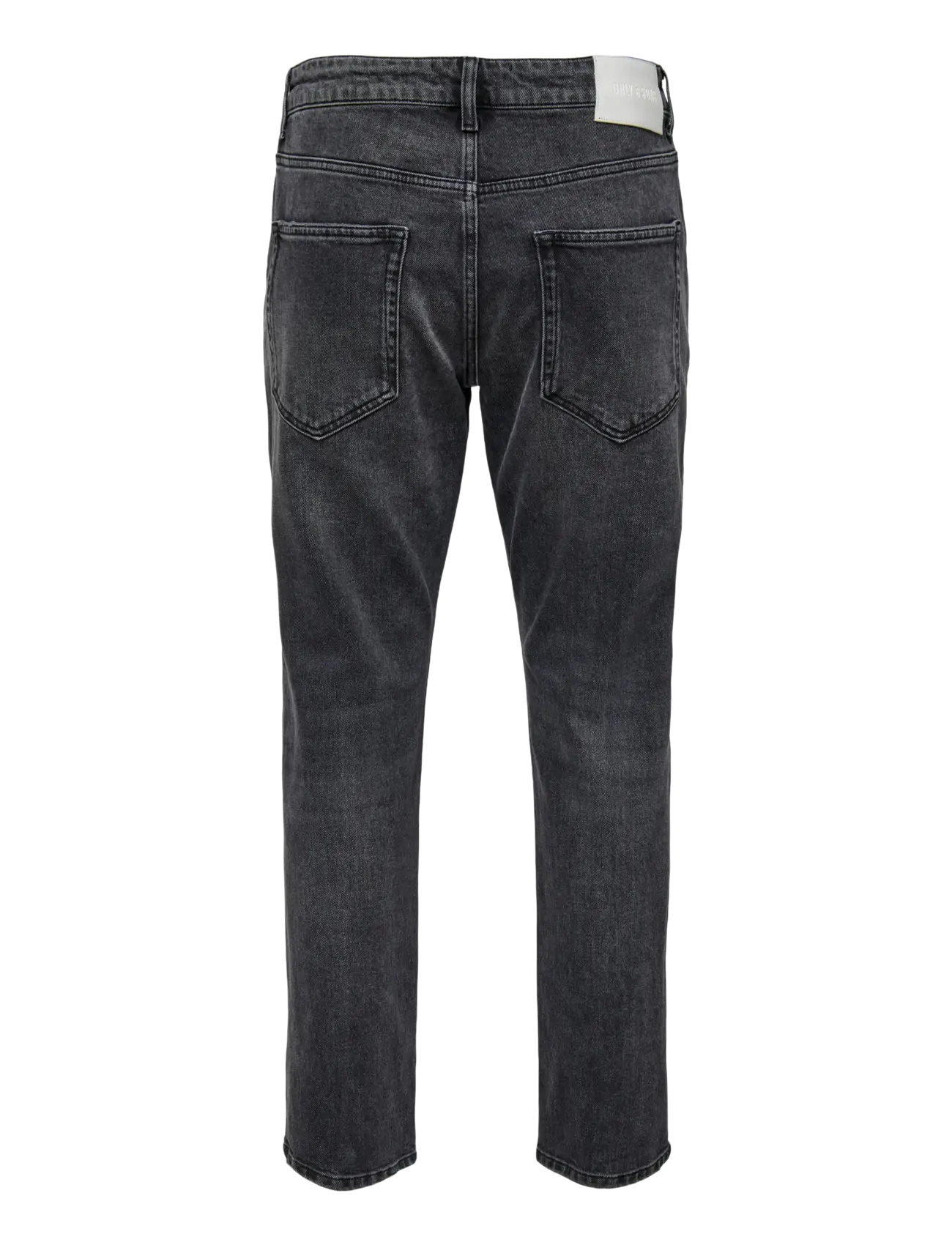 ONLY & SONS - ONSYOKE TAPERED WB 7850 DOT DNM NOOS - tapered jeans - black denim - 2