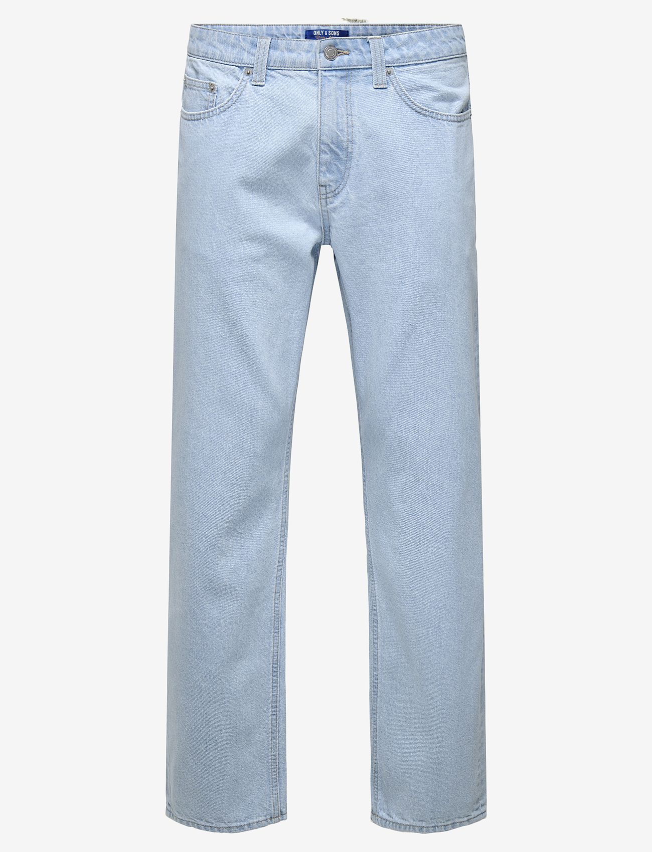 ONLY & SONS - ONSEDGE STRAIGHT 7901 EY BOX PIM JEANS - tavalised teksad - light blue denim - 1