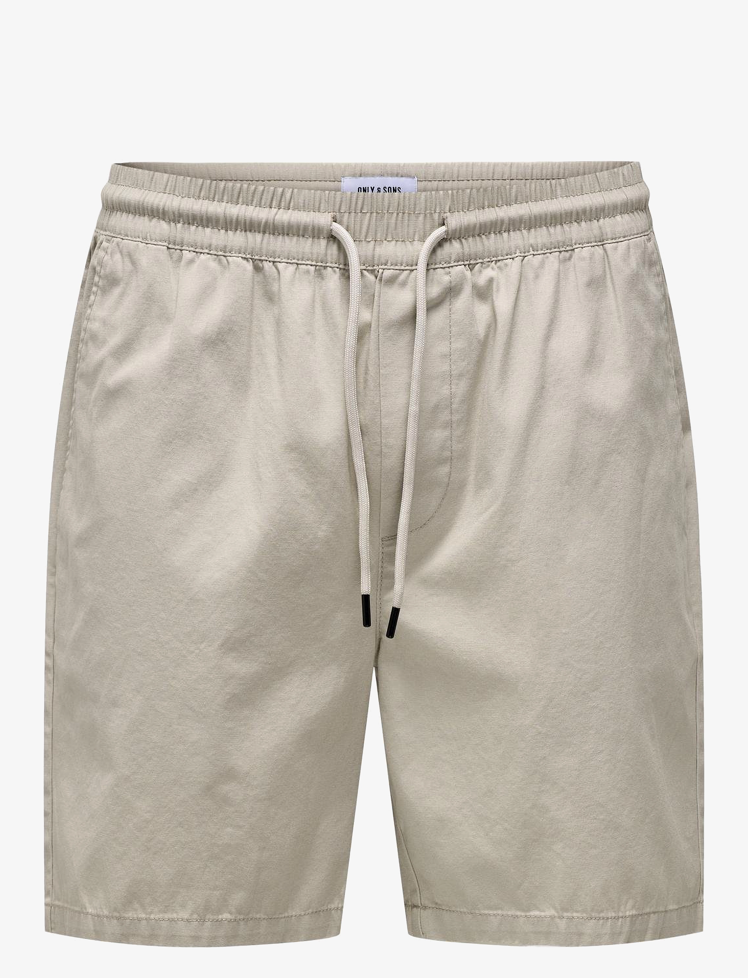 ONLY & SONS ONSTEL LIFE 0119 SHORTS NOOS - Casual shorts - SILVER LINING / beige