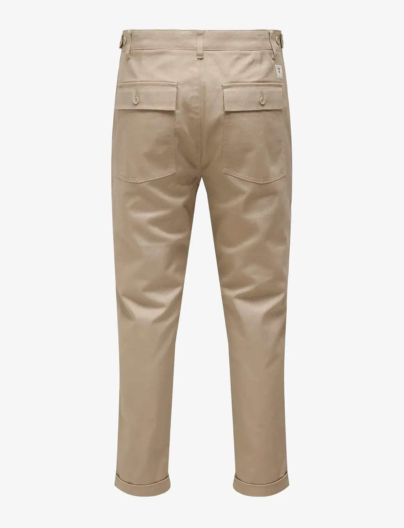 ONLY & SONS - ONSKENT CROP WORK 0073 PANT - efterårstøj - chinchilla - 1