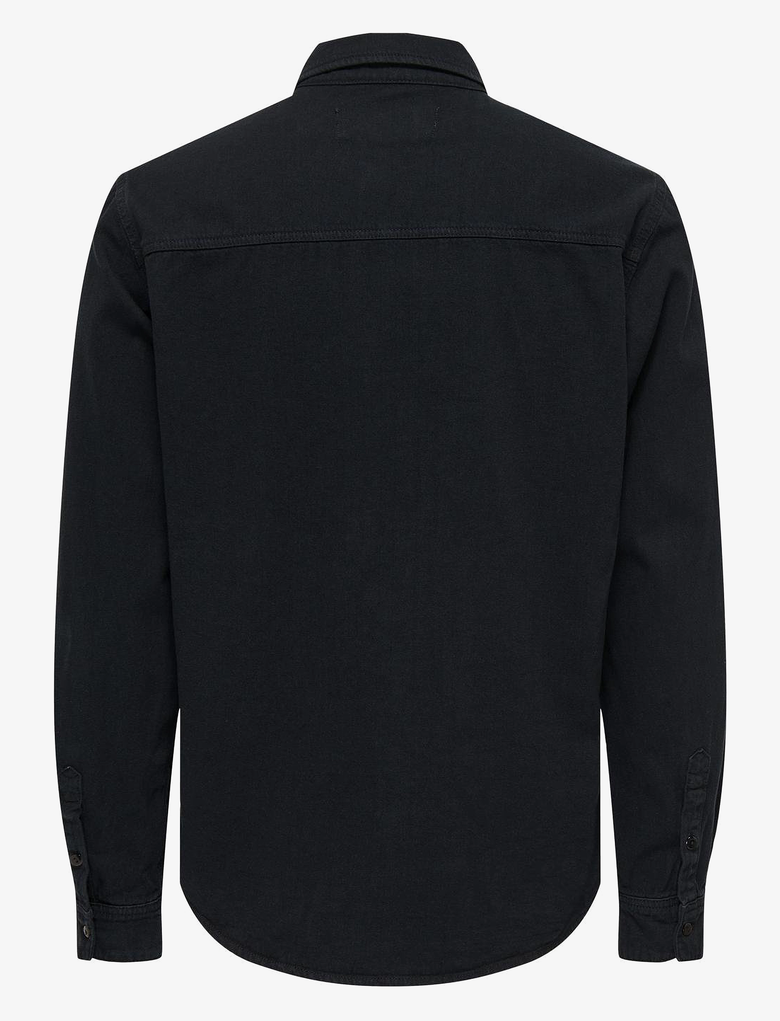 ONLY & SONS - ONSSTEEN WB 8022 BJ DNM SHIRT VD - washed black - 1